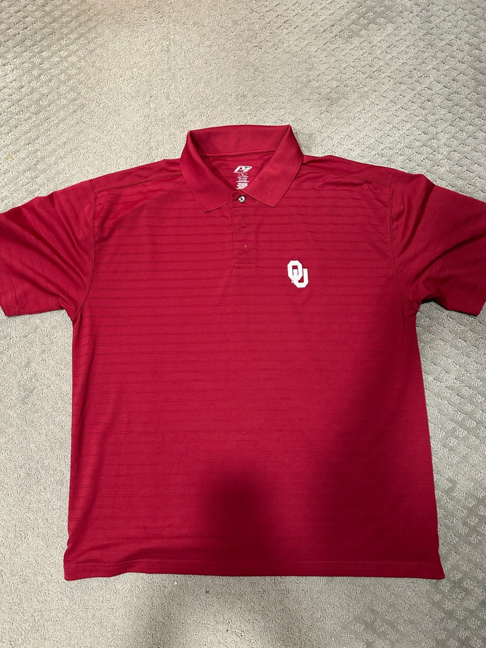 Oklahoma Sooners Red Polo Shirt - OU Logo